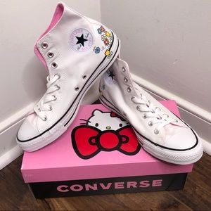 Converse Limited Hello Kitty CTAS Hi White Shoes